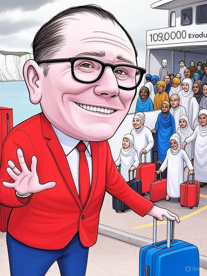 109,000 Britons Leave as Asylum Inflows Mirror Exodus