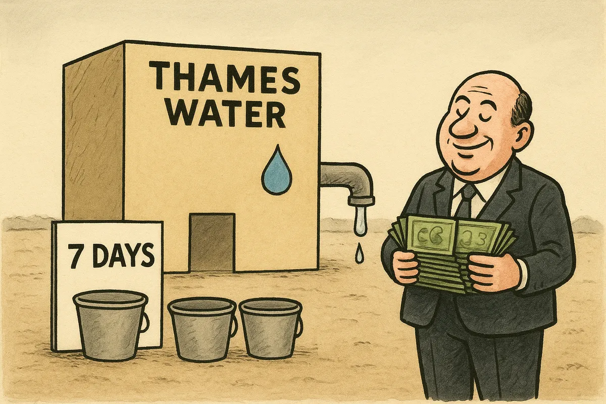 The £518 Million Mirage: How Thames Water Turned London's Water Security Into a Financial Extraction Scheme