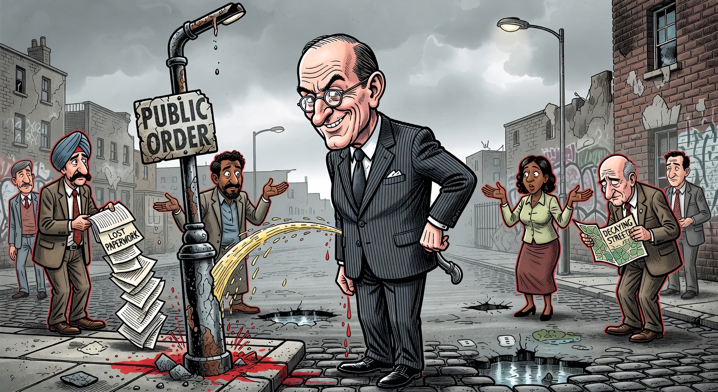 Address Hunt Fails: Mandelson's £300 Urination Fine in Limbo