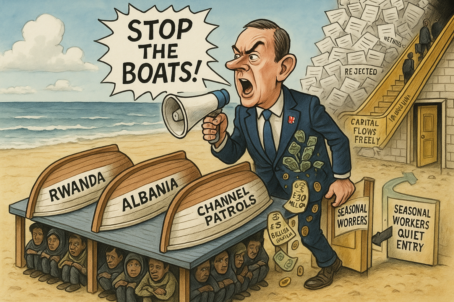 The Asylum Delusion: How Britain's Political Class Abandoned Both Refugees and Voters