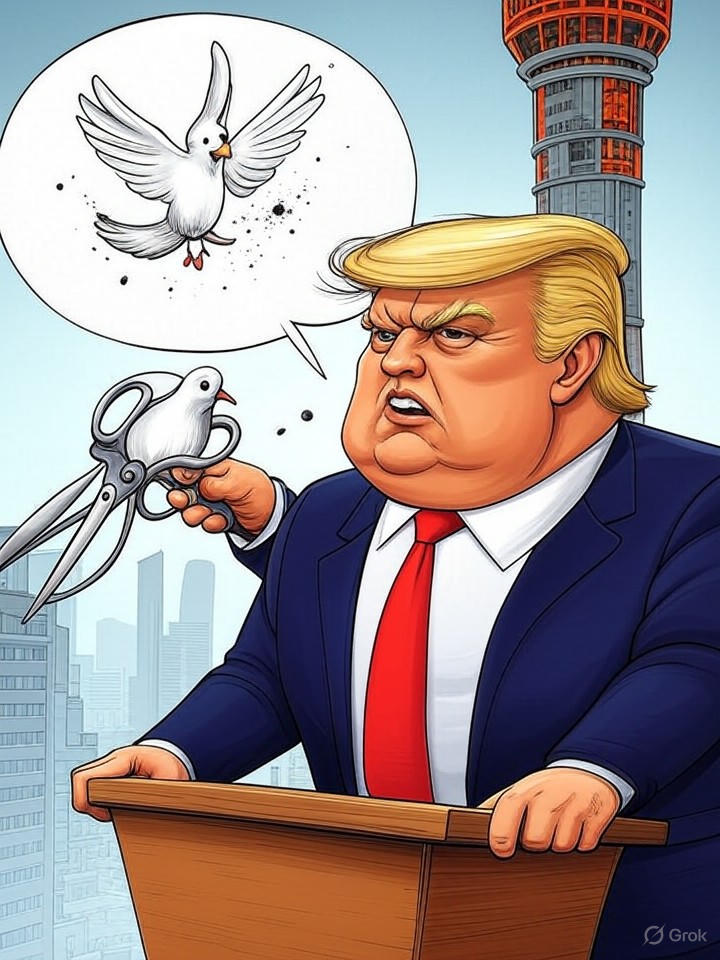 BBC Splices Peace from Trump's Speech