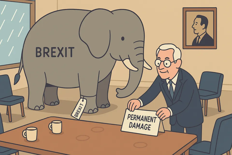 The Bank of England Finally States the Obvious: Brexit Is Permanent Economic Damage