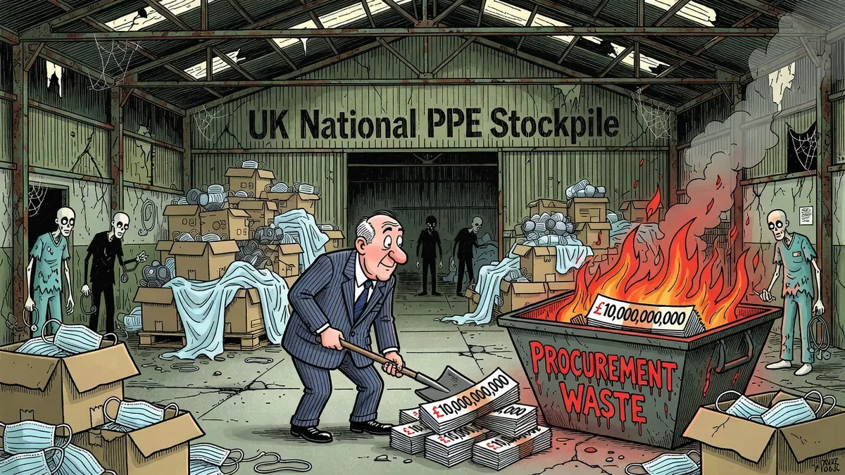Britain Lost £10bn on PPE While Stockpiles Sat Empty