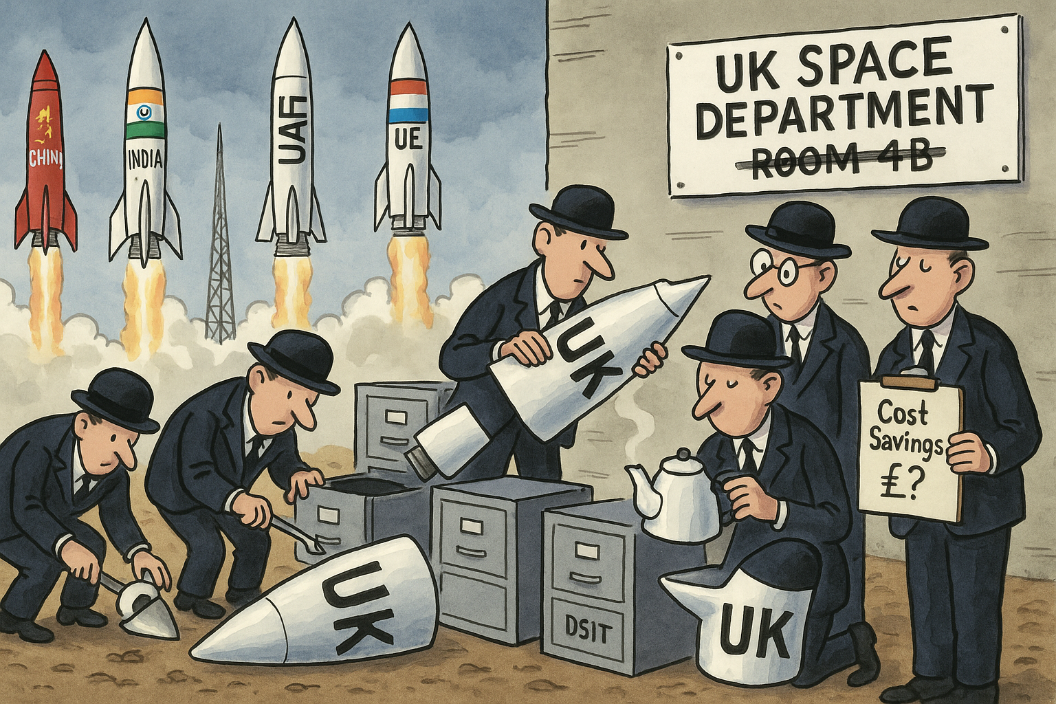 Britain Scraps Its Space Agency While the Rest of the World Builds Theirs