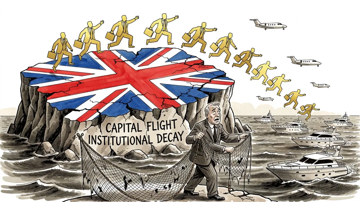 Britain Sheds 600,000 Millionaires Since 2021 Peak