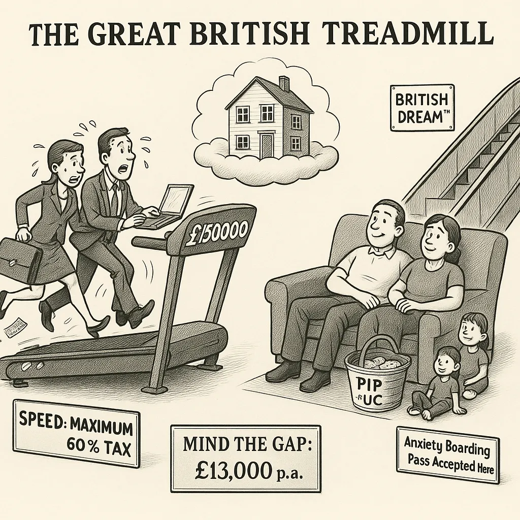 The Arithmetic of Decline: How Britain Built a System That Punishes Work