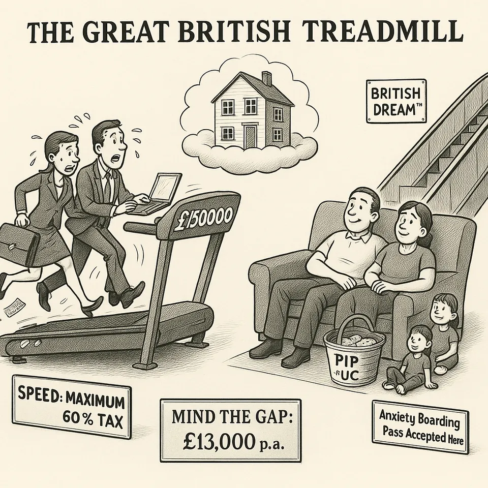 The Arithmetic of Decline: How Britain Built a System That Punishes Work
