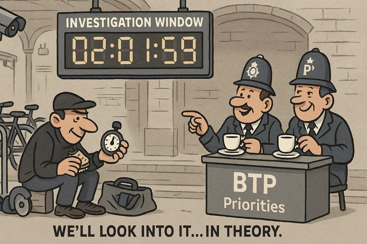 The Two-Hour Window: How British Transport Police Decriminalised Bike Theft