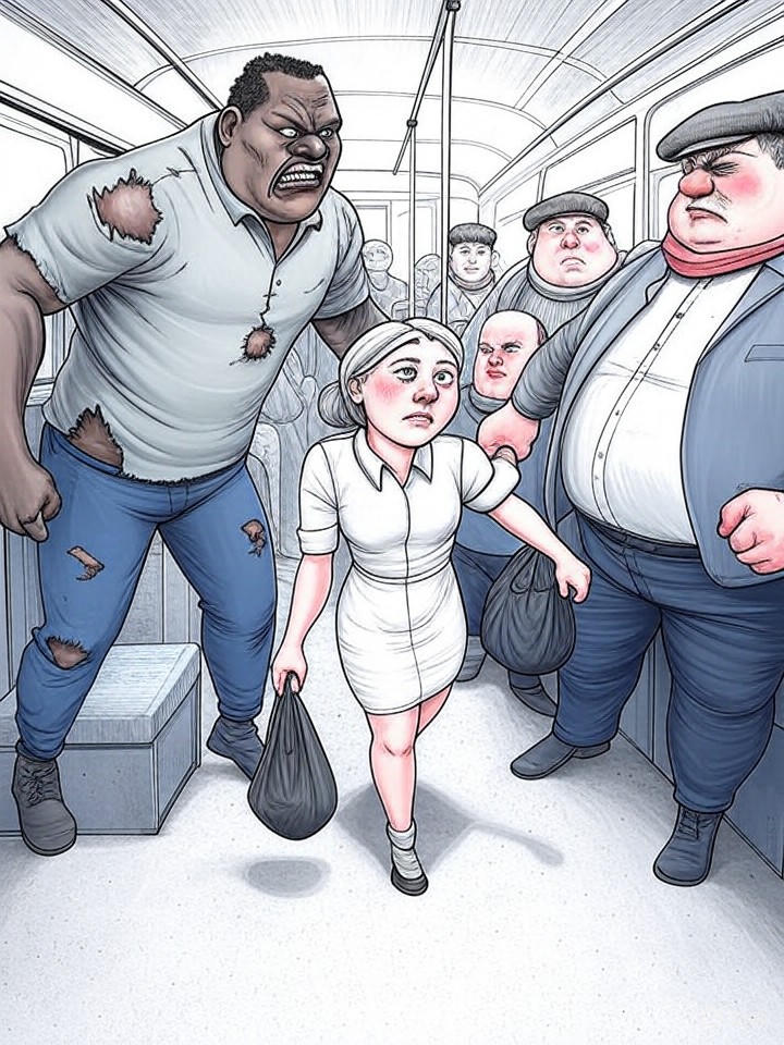 Bus Passengers Thwart Sudanese Girl-Dragger in Swindon