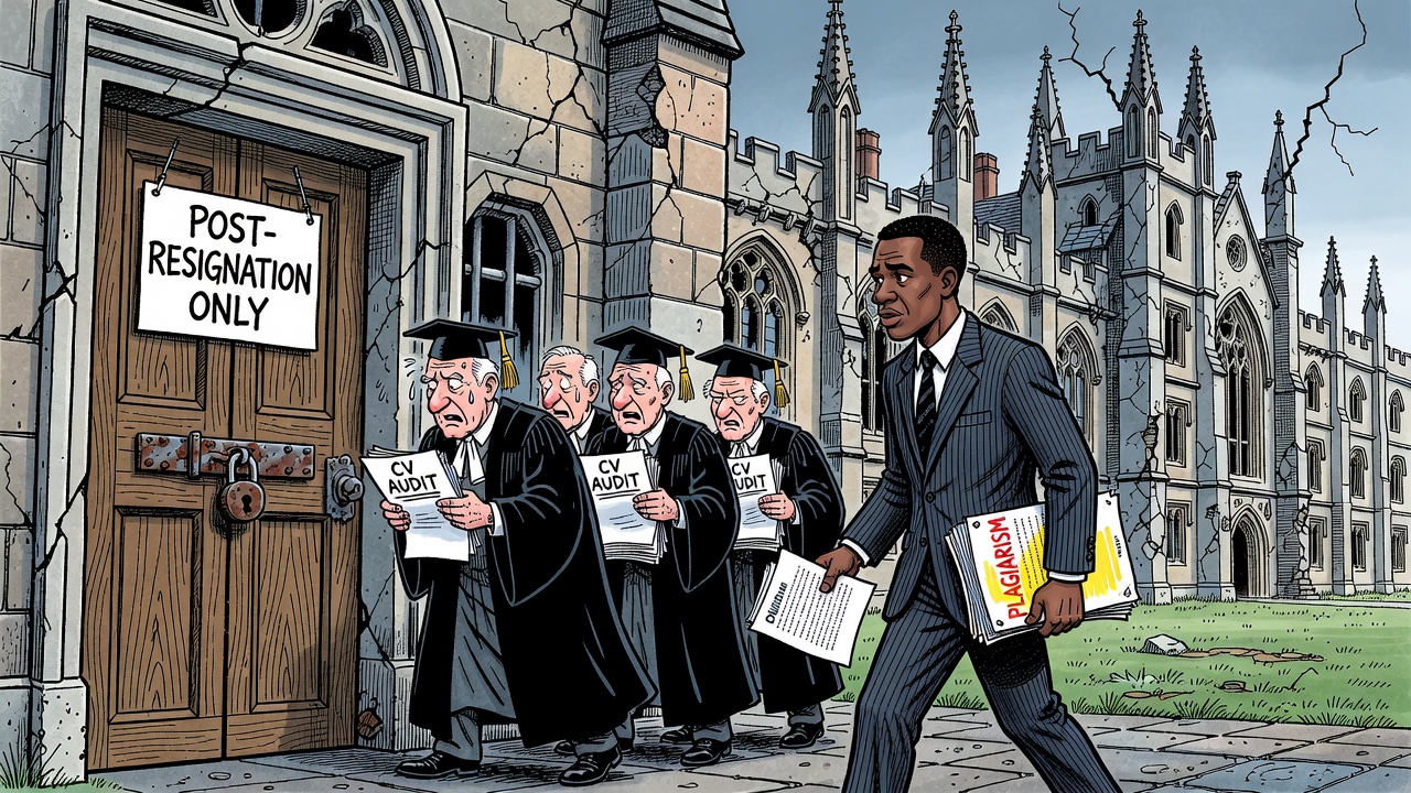 Cambridge Delays Appointment Audit Until Resignation