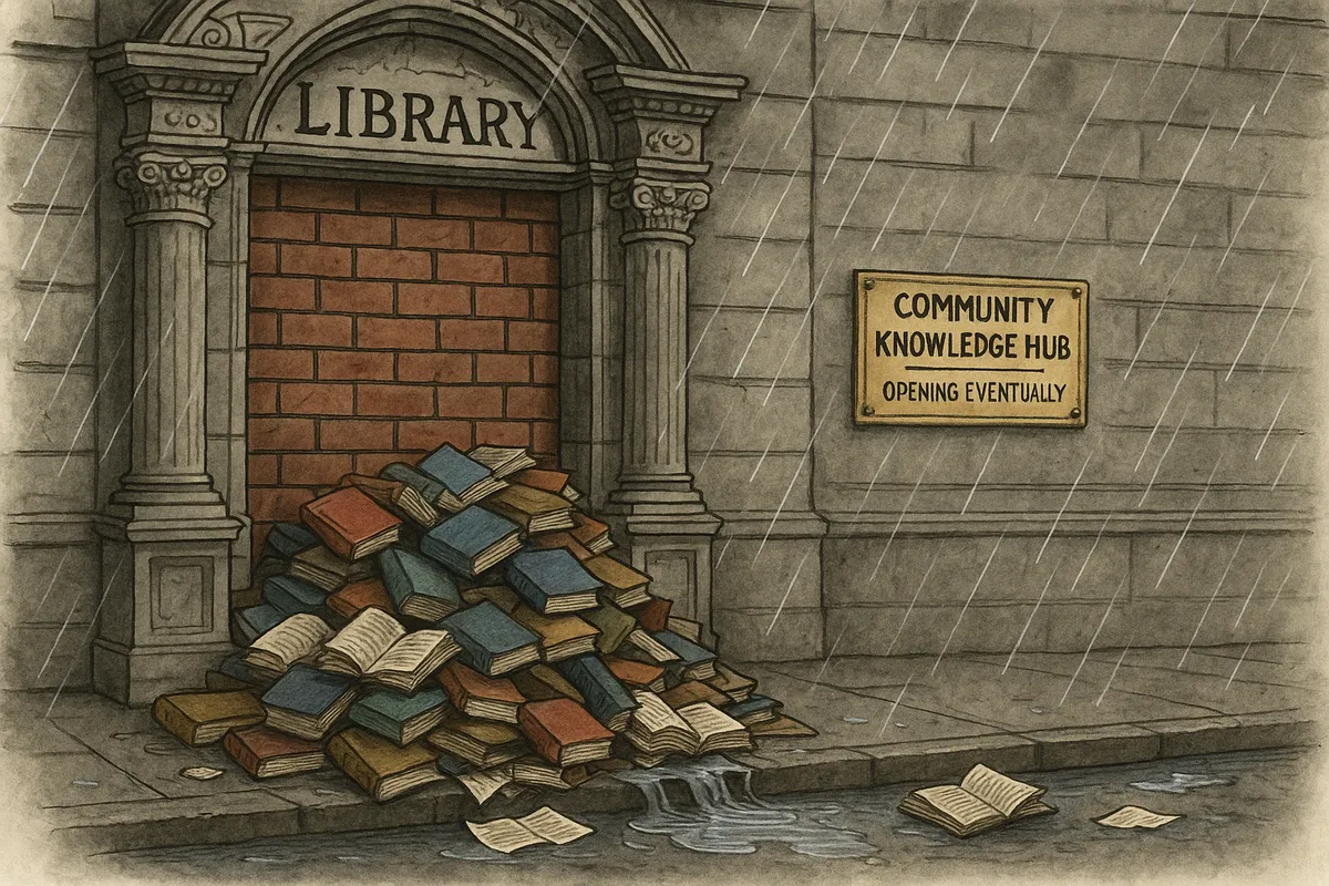 The Great Croydon Book Dump: When Public Knowledge Becomes Pavement Litter