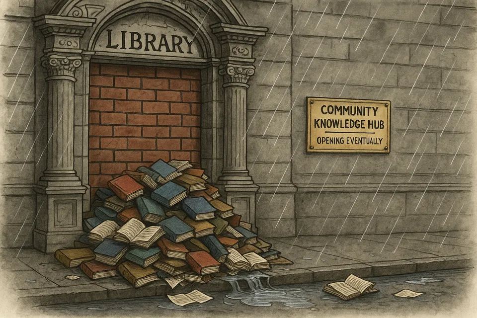 The Great Croydon Book Dump: When Public Knowledge Becomes Pavement Litter