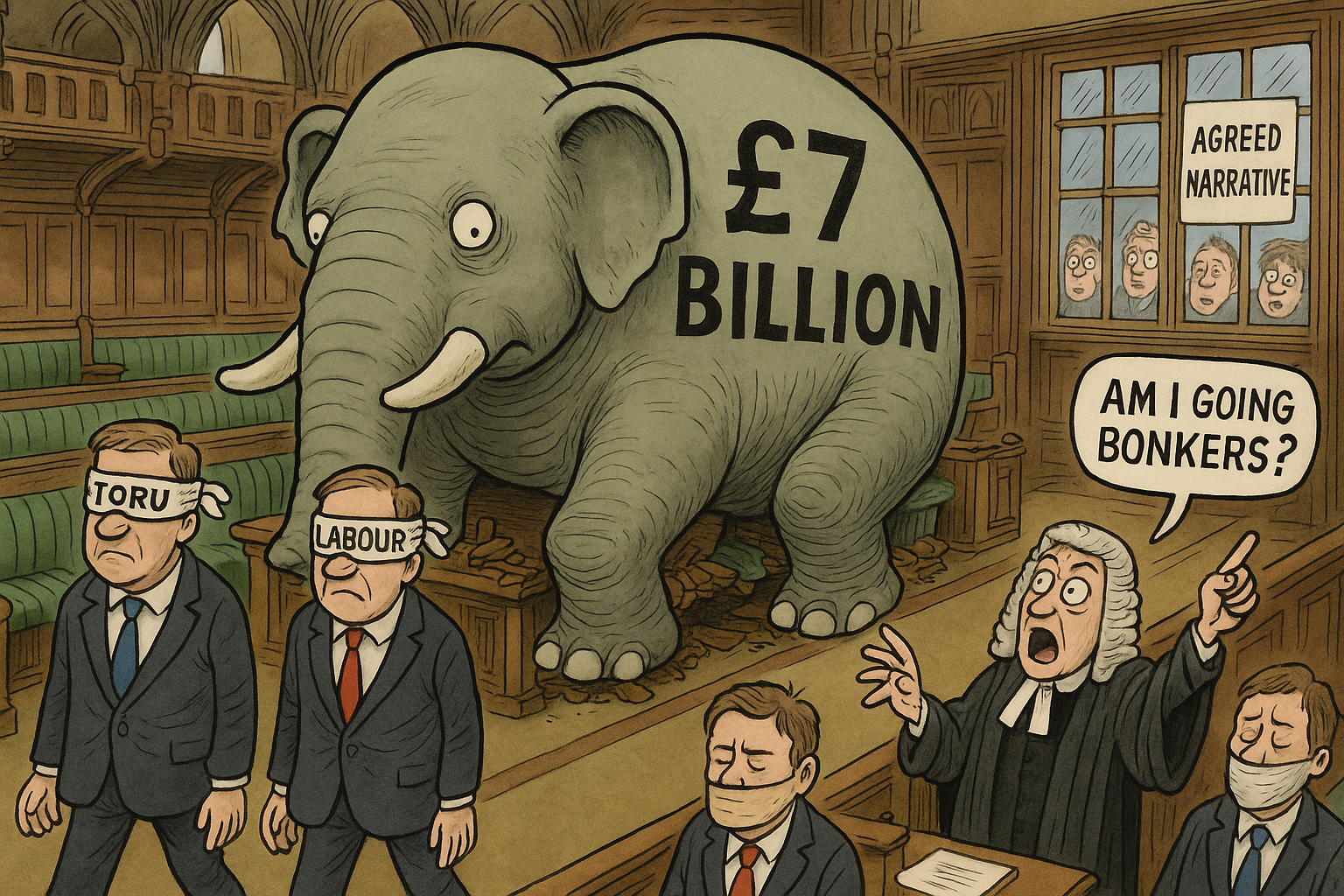 The Death of Democratic Accountability: How Britain's Political Class United to Hide £7 Billion from Voters