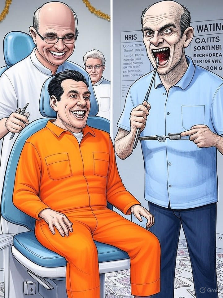 Detainees Book Dentists as Britons Pull Their Own