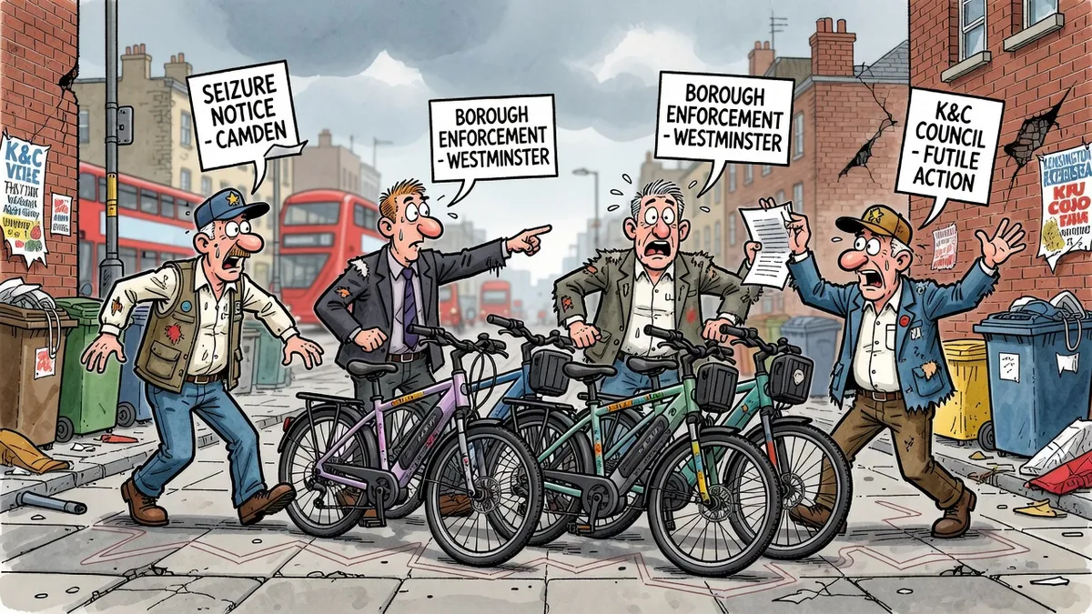 Dockless Ebikes Expose London’s Patchwork Enforcement Limits