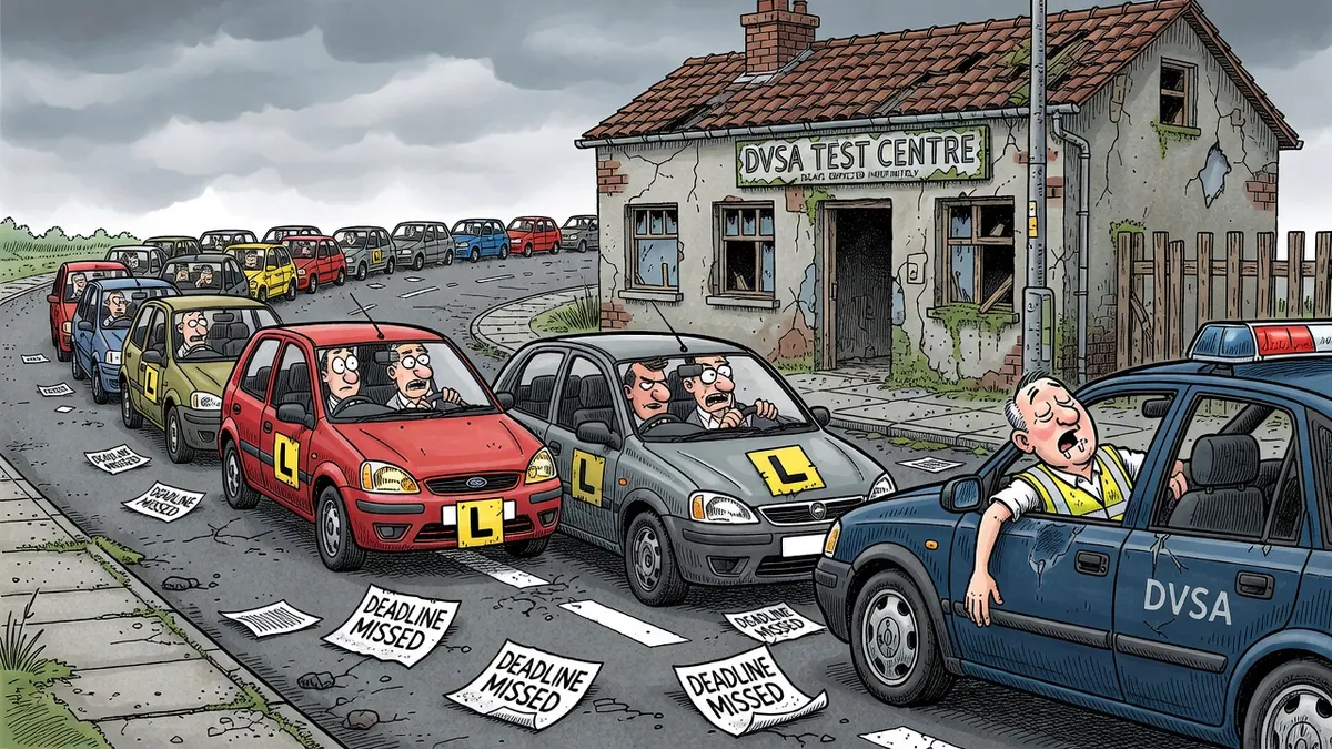 Driving Test Queues Stretch to 20 Weeks Amid Repeated DVSA Deadline Misses