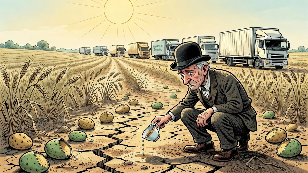 Drought Exposure Locks England's Farmlands Into Production Risks
