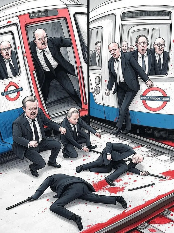 Dual Train Blades: One Day's Assault on Britain's Commutes