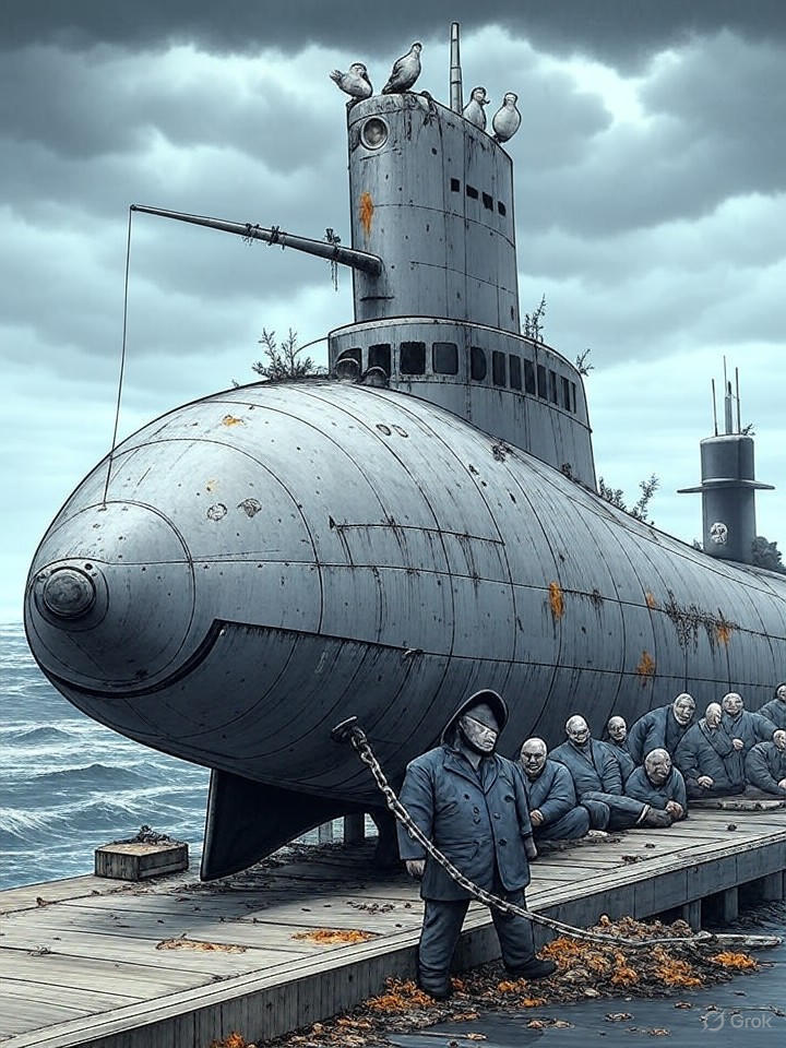 HMS Ambush Logs 1,222 Days in Port