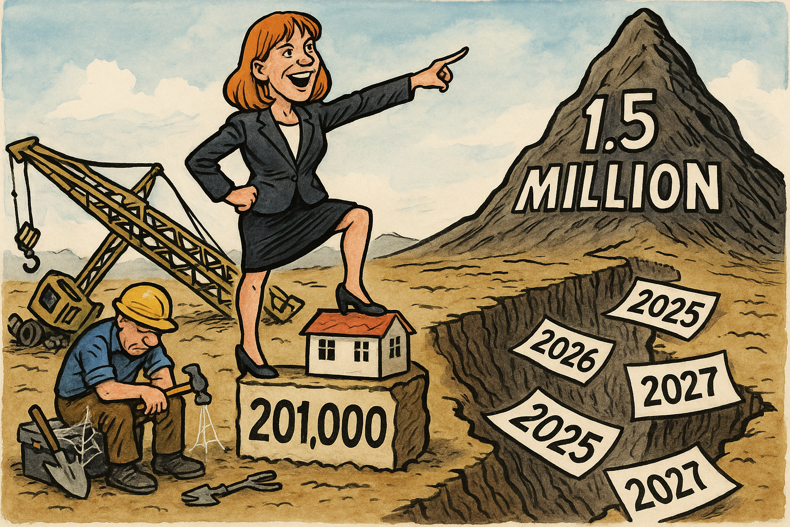Labour's Housing Fantasy Meets Britain's Building Reality
