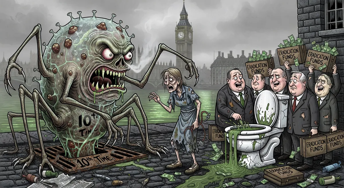 London Sewage Traces Polio Tenth Time as Eradication Funds Vanish