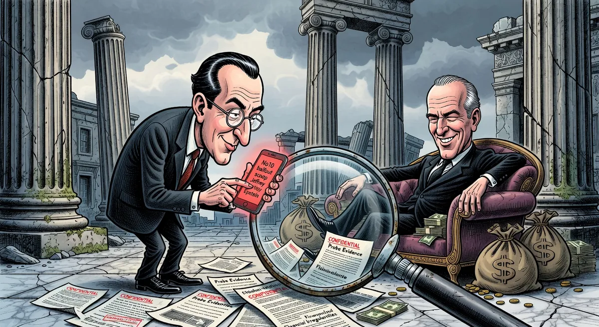 Mandelson Texts No10 Bailout Scoop to Epstein