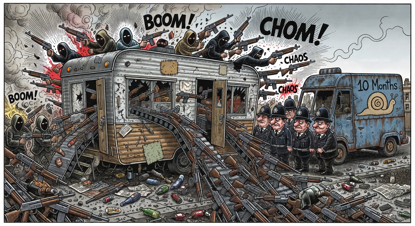 Met dismantles caravan-based gun conversion ring after ten months of supply to London streets