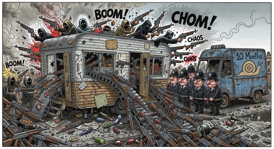 Met dismantles caravan-based gun conversion ring after ten months of supply to London streets