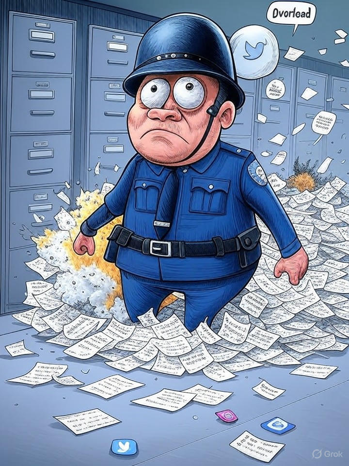 Police leaders concede non-crime hate incidents overload records after logging 133,000 since 2014.