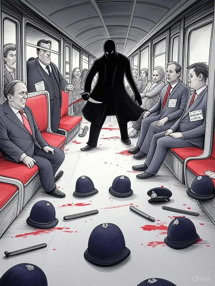 Rampage on Rails Leaves Nine Bleeding, Officers Nowhere in Sight