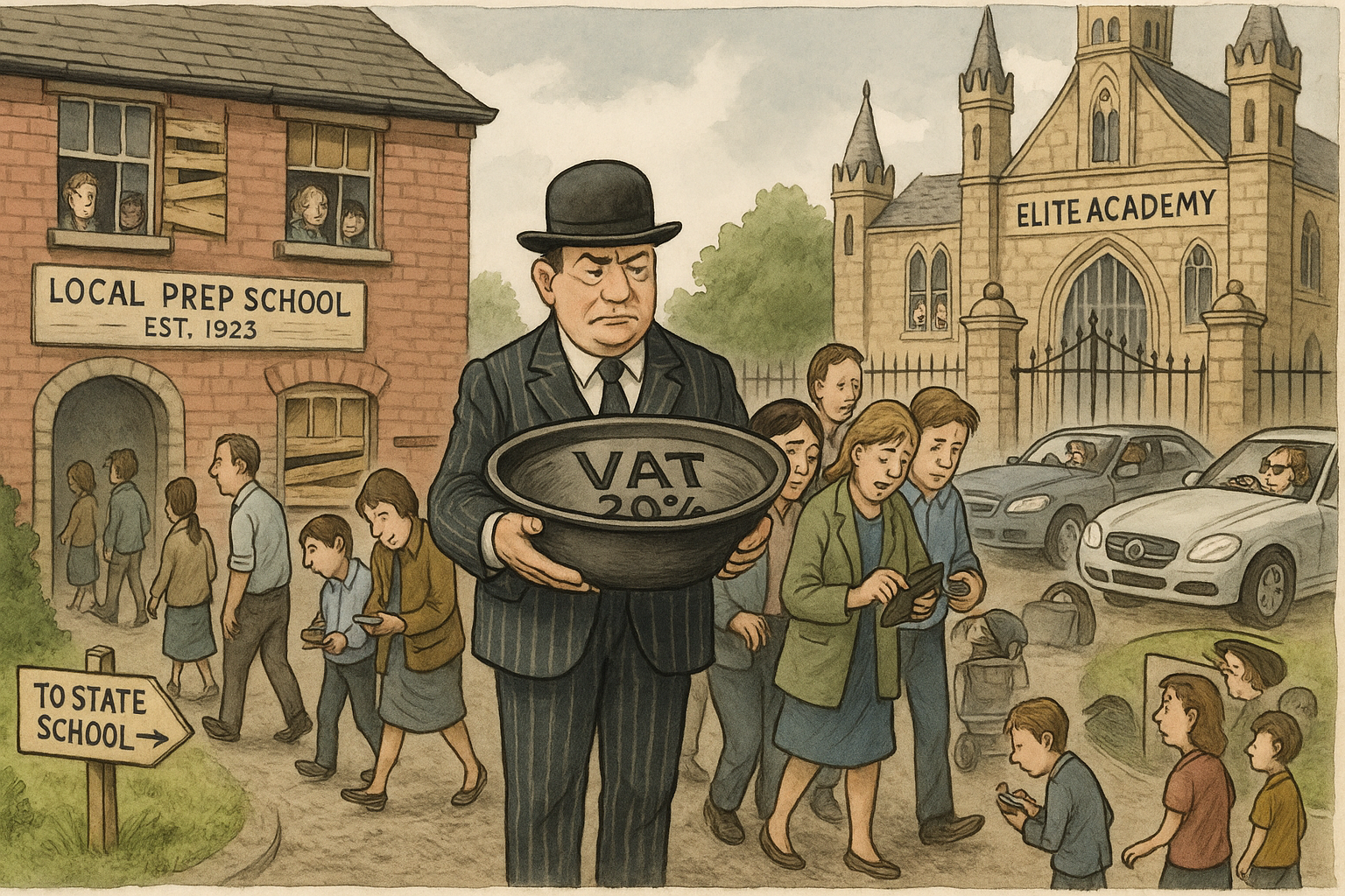 The VAT Raid's Real Casualties: How Labour's Education Tax Destroyed Working Class Aspiration While Handing Millions to Eton