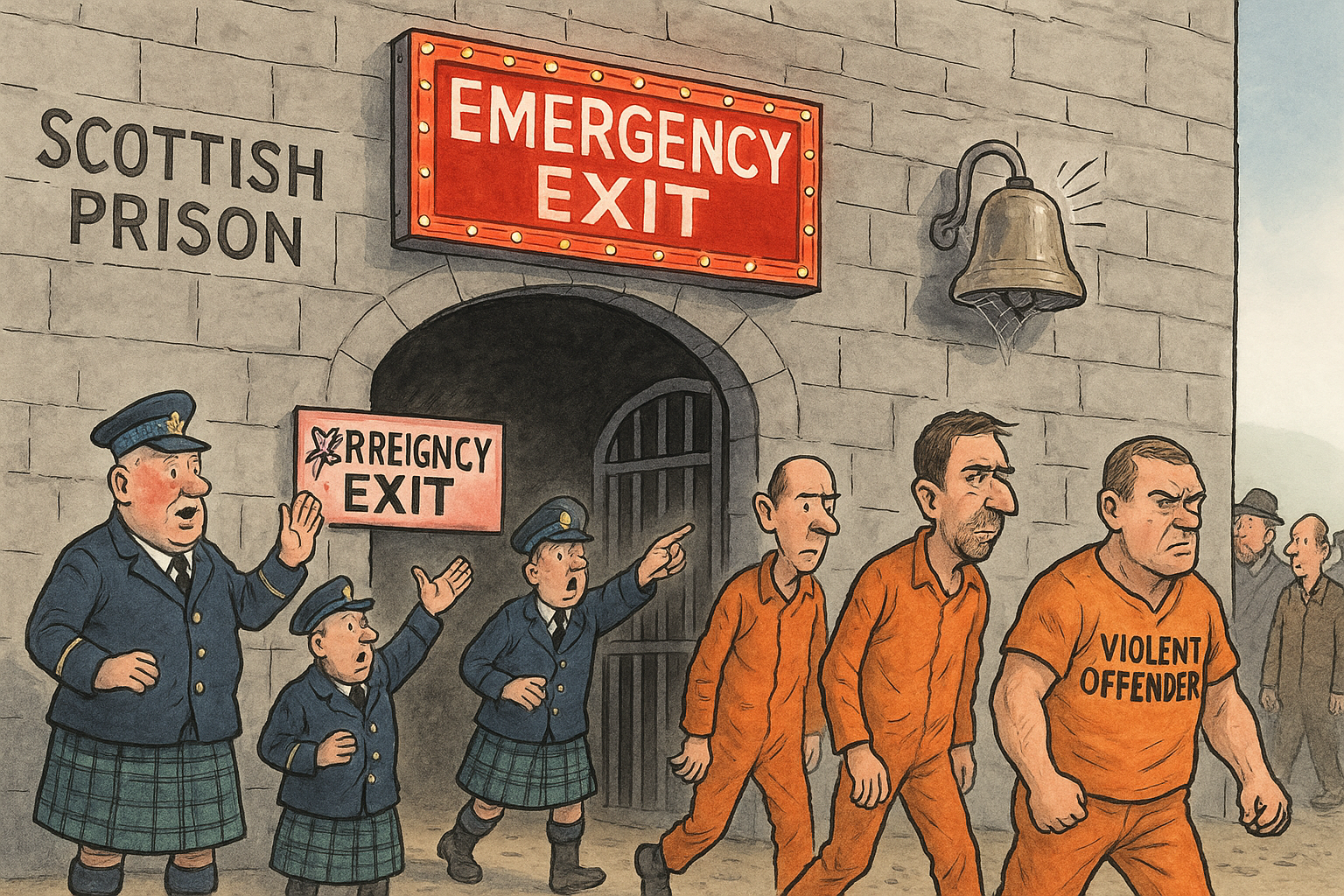 Scotland's Prison Crisis: Violent Criminals Released Early as System Collapses