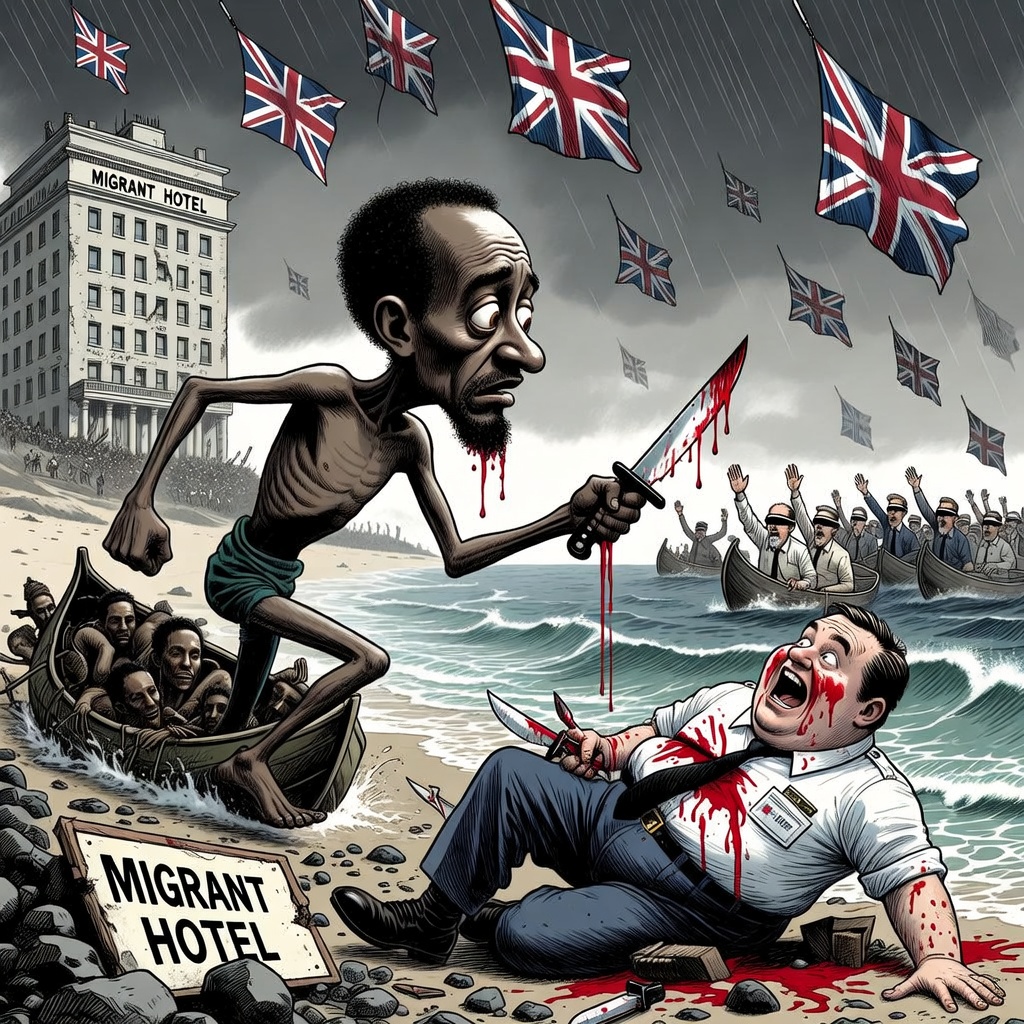 Small Boat Arrival Delivers 23 Stabs to Hotel Worker