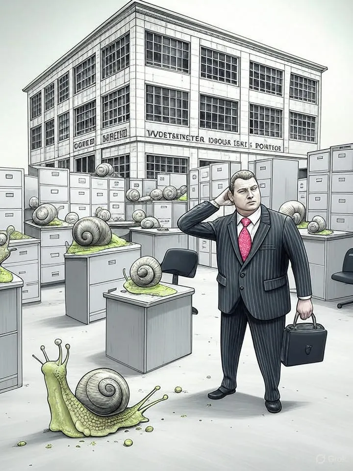 Snails Invade Vacant Offices in £370,000 Rates Dodge