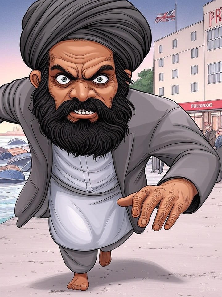 Southampton's Portswood Logs Afghan Assailant at Protest Hotel