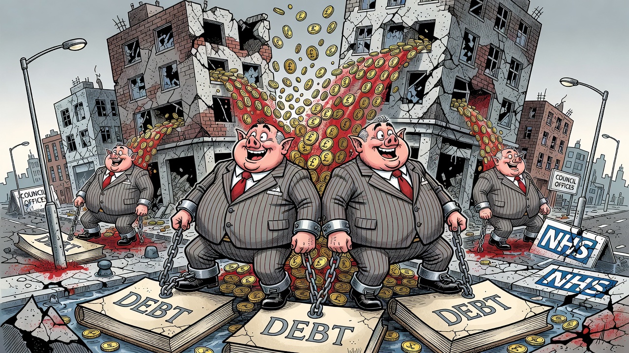 State Contracts Route £24 Billion to Debt-Laden Owners