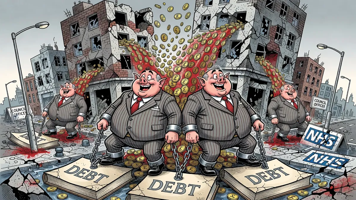 State Contracts Route £24 Billion to Debt-Laden Owners