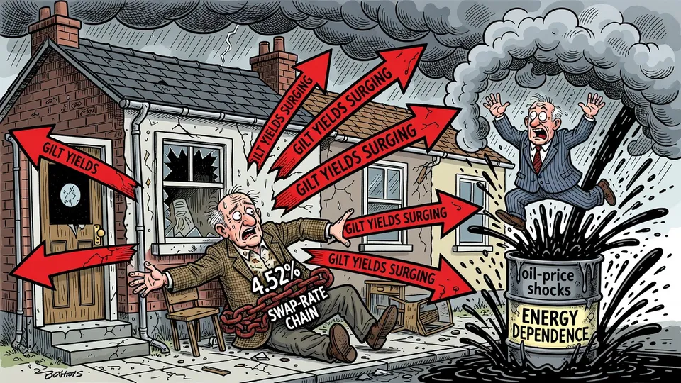 Swap Rates Breach 4.52 Percent as Oil Shocks Reach UK Mortgage Holders