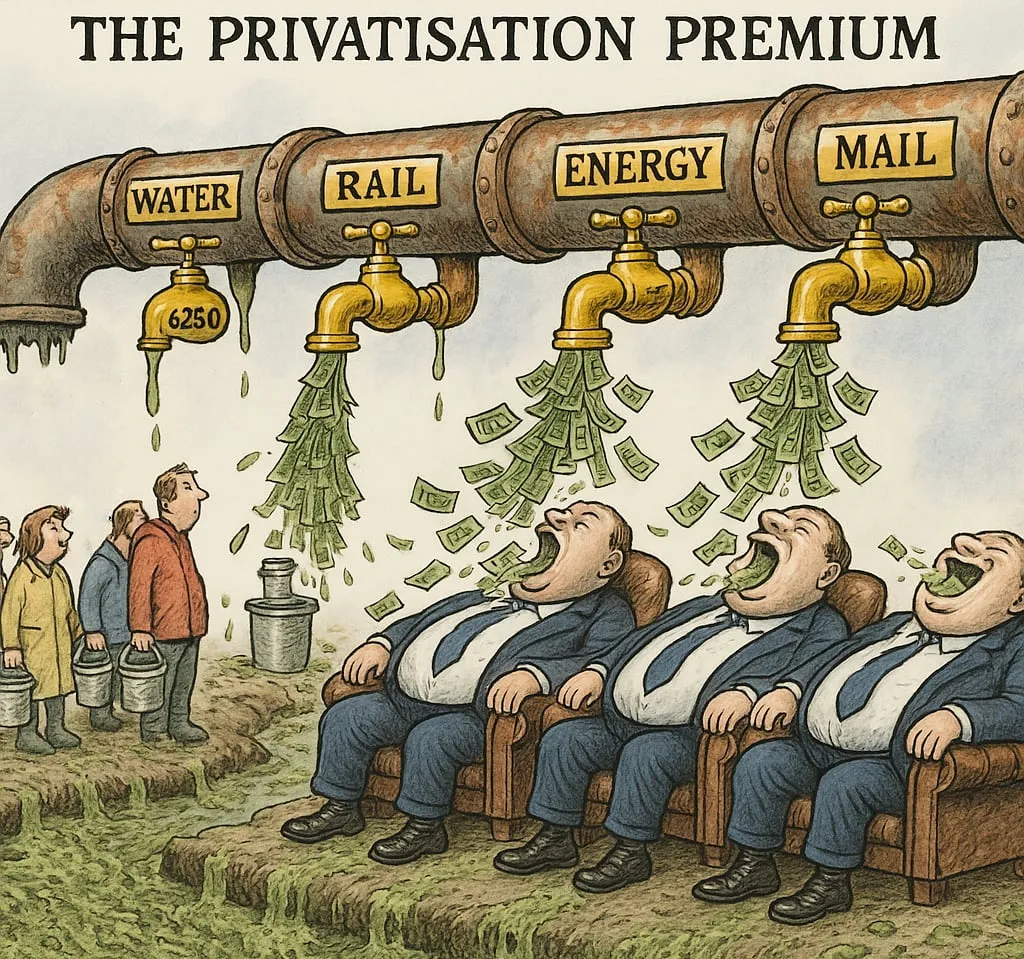 The £200 Billion Extraction: How Privatisation Became Britain's Longest-Running Wealth Transfer