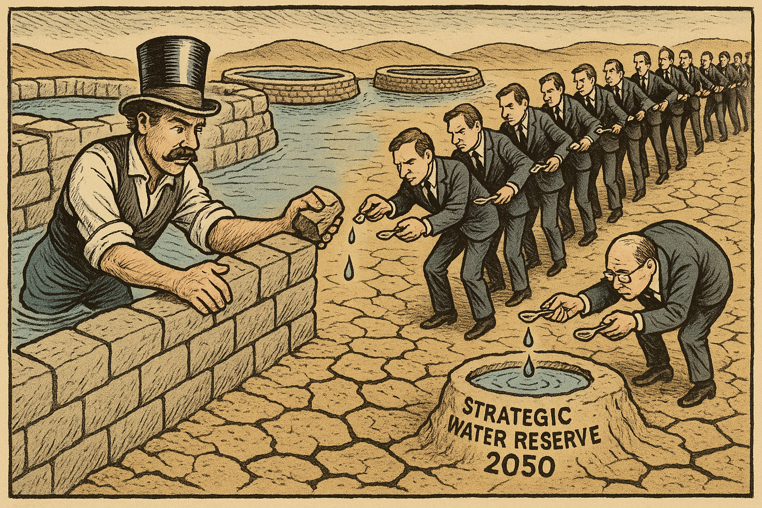 The Well Has Run Dry: Victorian Engineers Built 11 Reservoirs. We Can't Build One