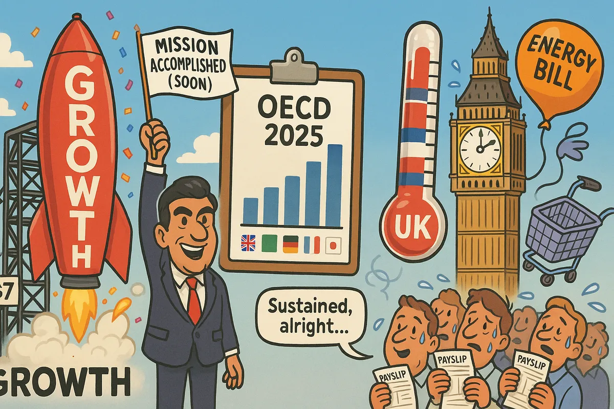 The OECD Verdict: UK Claims Global Economic Leadership While Leading Only in Inflation