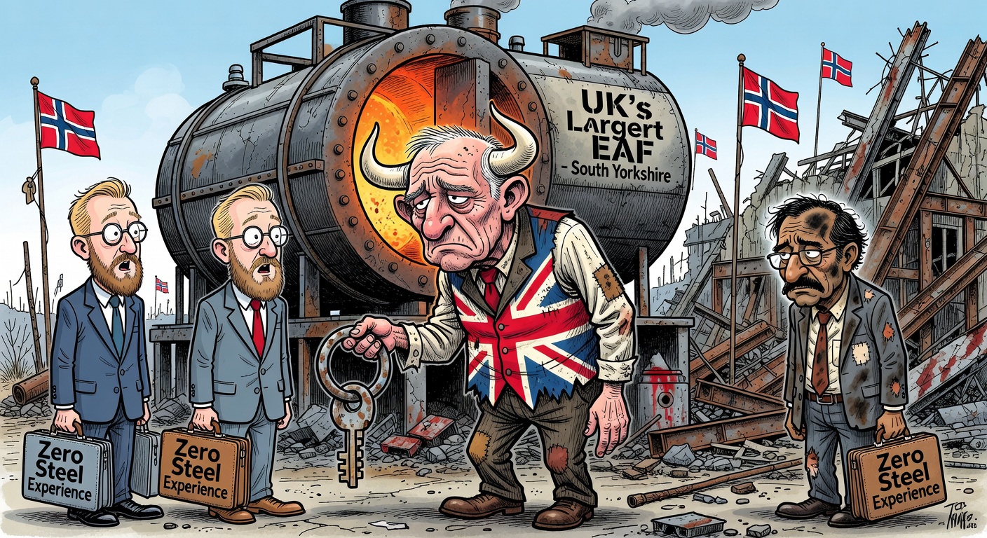 UK hands largest electric arc furnace to Norwegian startup without steel experience