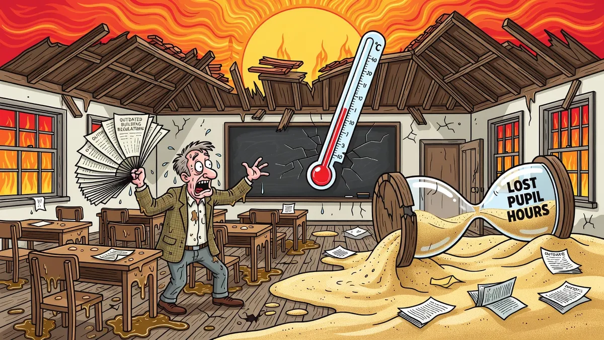 UK Schools Hit 40C in June Heatwave, Losing 15 Million Pupil Hours