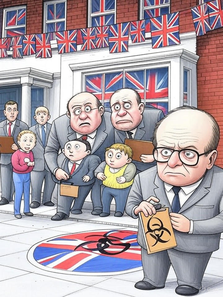 Union Jack Flags Mark Foster Parents as Risks