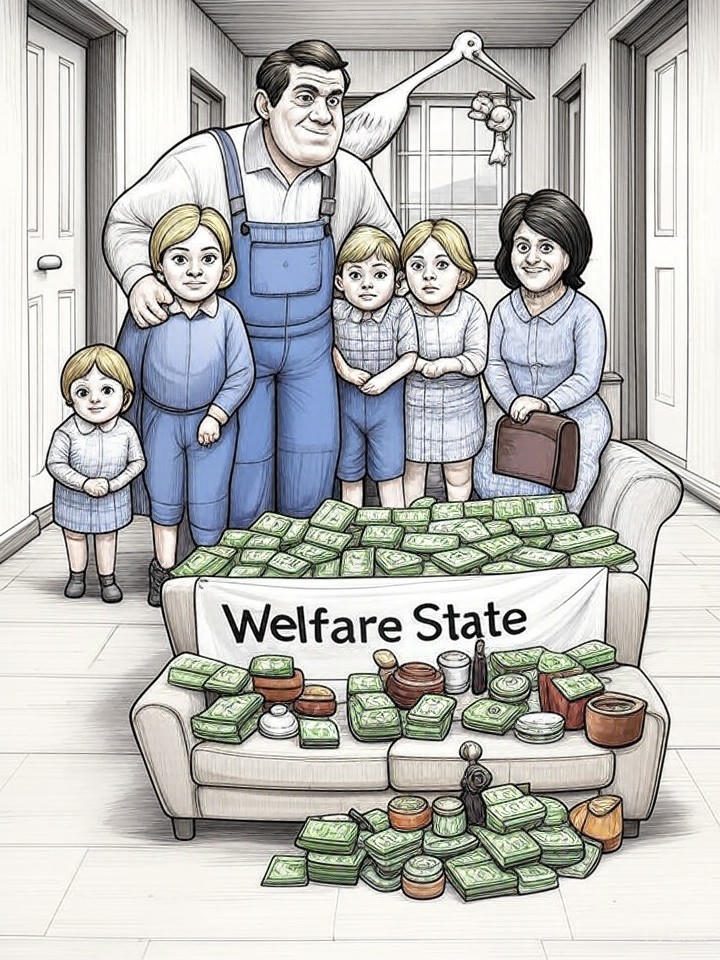 Welfare Systems Shrink Birth Rates Among the Employed