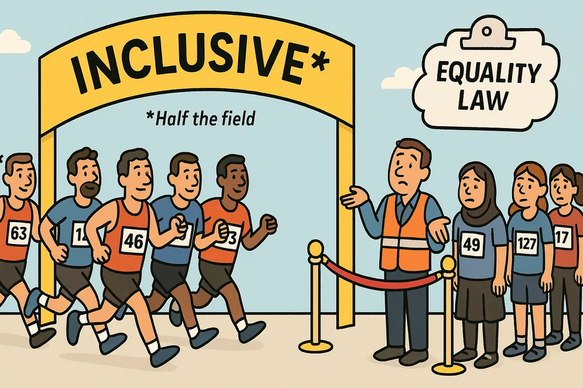 "When "Inclusive" Means Half the Population Need Not Apply
