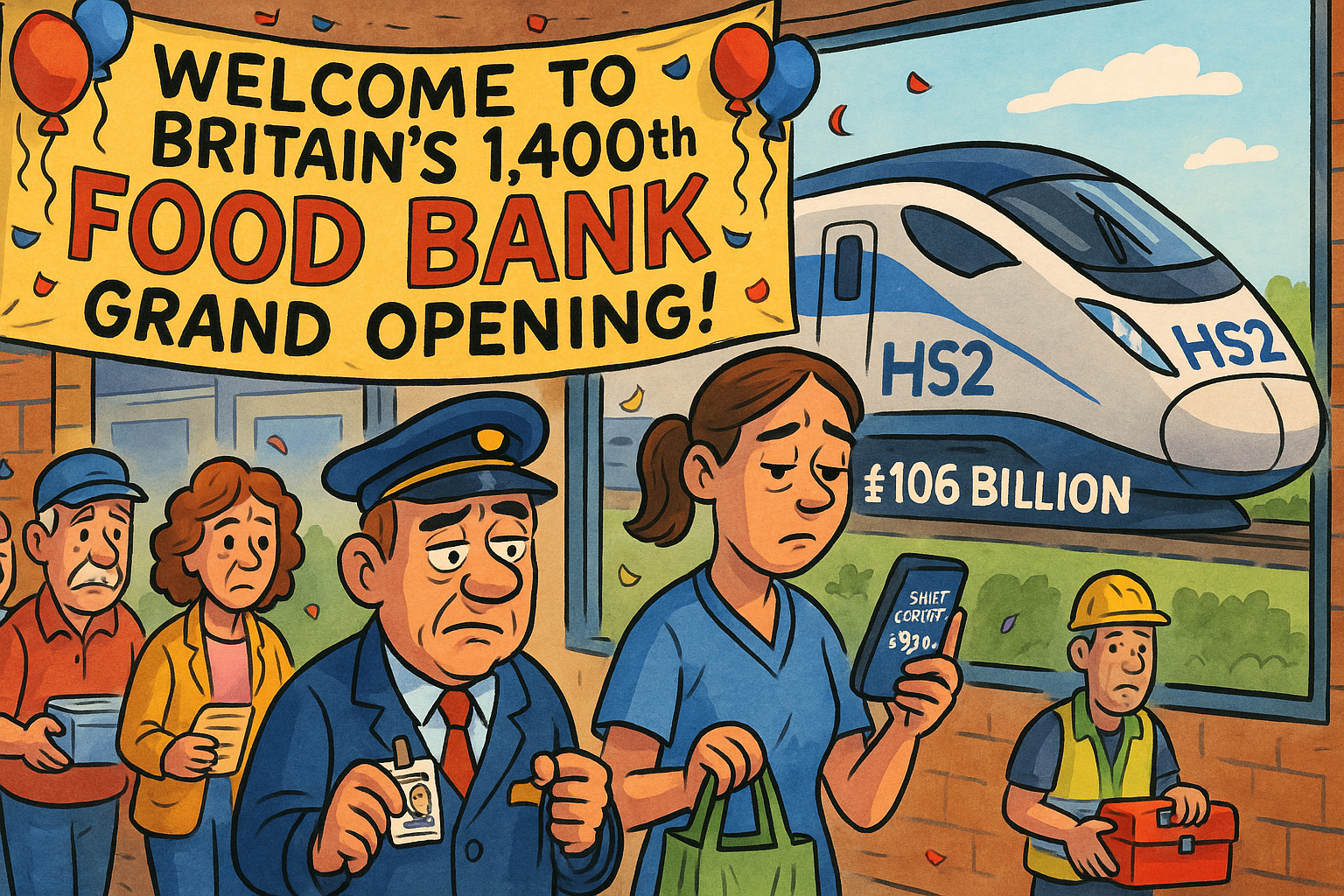 Working Britain Goes Hungry: The New Normal of First-World Decline