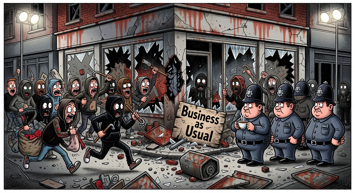 Youth Mobs Gut Wembley Shops, Police Yield Zero Arrests